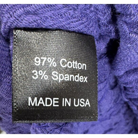 Noblu Purple Rumpled Asymmetrical Dress Lagenlook‎ Art To Wear Size L - Picture 4 of 5